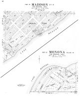 Page 046 - Sec 7 - Madison City, Monona Village, Orton Park, Tonyawatha Springs, Goff Subdiv., Dane County 1954